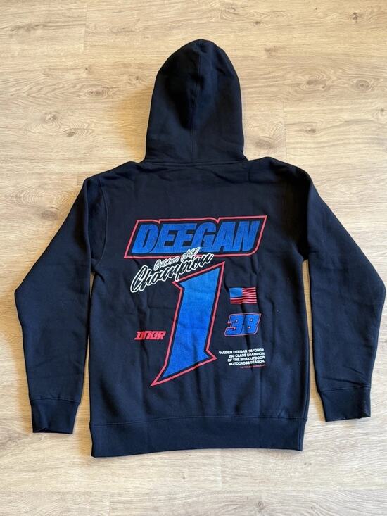 Limited Edition Other - HAIDEN DEEGAN #38 LIMITED EDITION 2024 MX CHAMPIONSHIP HOODIE SMALL BLACK